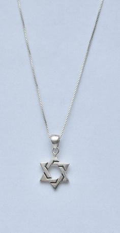 High Quality 925 Sterling Silver Star of David Necklace for Men Unisex Necklace Gift for Man Gift for Father Gift for Bar Mitzvah Spiritual Necklace, Unisex Necklace, Silver 925 Necklace, Star Necklace