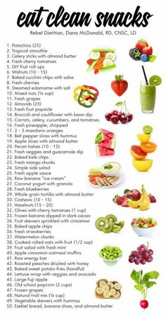 Eat Clean Snacks, Resep Smoothie, Clean Snacks, Resep Salad, God Mat, Nutritious Snacks, Eat Clean