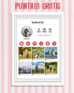 plantilla gratis de instalove descarga en mediafire mega San Valentin Ideas Regalos Novio, Box San Valentin, Ideas De San Valentin, Ideas San Valentin, Photo Hanging Ideas, San Valentín Ideas, Ideas Para San Valentin, Save The Date Pictures, Regalos Ideas