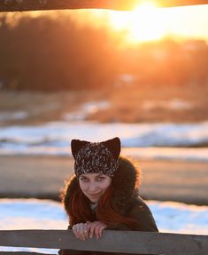 Winter fox Hat with Black ears Knitting Handmade unisex adult Crochet beanie gift idea animal fashion chunky dog hat ear cat costume dog-fox by ThingsFromShela on Etsy Winter Beanie With Cat Ears, One Size Fits Most, Winter Adjustable Cat Ears Beanie, Adjustable Winter Beanie With Cat Ears, Winter Beanie With Adjustable Fit And Cat Ears, Adjustable Cat Ears Beanie For Winter, Winter Crochet Hat With Cat Ears, Warm Crochet Cat Ears Hat For Winter, Warm Crochet Hat With Cat Ears For Winter, Warm Winter Crochet Hat With Cat Ears