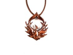 Phoenix Necklace Phoenix Pendant Phoenix Jewelry by GatewayAlpha Time Magic, February Gift, Phoenix Jewelry, Jewelry Wood, Wood Jewelry