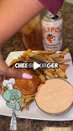 squidward.cooks™ on Instagram: "Five Guys Grilled Cheeseburger🍔🤤
.
.
Check out recipe book in bio 📖 😋 
.
.
#easyrecipe #cook #squidward #usa" Homemade Wendy's Frosty Recipe, Grilled Cheese Burger, Wendys Frosty Recipe, Frosty Recipe, Sandwhich Recipes, Cheeseburger Recipe, Iron Skillet Recipes, Skillet Recipes, Cast Iron Skillet Recipes