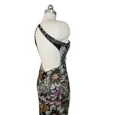 Mac Duggal | Dresses | Mac Duggal One Shoulder Floral Embroidered Sequin Gown Dress Sz 2 Nwt 45974 | Poshmark