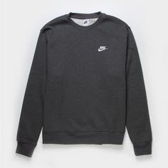 Not Brand New, No Stains, And No Holes Nike Basic Tops For Fall, Basic Nike Tops For Fall, Basic Nike Winter Tops, Gray Nike, Nike Crewneck, Athletic Clothes, Nike Sweaters, Nike Sweater, Grey Nikes