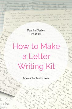 a pile of paper with the words why your child needs a pen pal