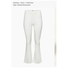 Reposhing This Item I Purchased From @Wqchen94. Still Nwt, Never Worn. Questions? Leave A Comment Below! Chic White Elastane Pants, Trendy White Elastane Pants, High Waist White Elastane Pants, White High Waist Elastane Pants, White Trendy Bottoms, White Elastane Summer Pants, White High-waisted Elastane Bottoms, White High-waisted Elastane Pants, White Elastane Pants For Summer