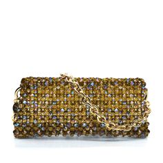 Santorini - Palera Milano Crystals Beads, Crystal Bags, Classic Bags, Beaded Bags, Minimalist Aesthetic, Small Shoulder Bag, Lipsticks, Yellow Blue, Blue And Silver