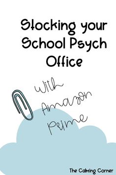 a book cover with the title blocking your school psych office and an image of a paperclip