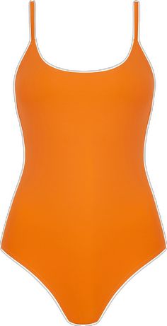 Ortega Orange Swimsuit | Emilia Wickstead X Passalacqua Orange Stretch Swimwear For Swimming, Orange Stretch Swimwear For The Pool, Orange Stretch Swimwear For Pool, Fitted Orange Swimwear For Swimming, Summer Sleeveless Orange Swimwear, Orange Lined Swimwear, Fitted Orange One-piece Swimwear, Orange Lined Swimwear For Swimming, Orange Stretch Lined Swimwear