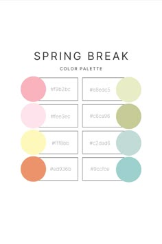 Color palette for Instagram cover; spring break color palette; best color palette for travel; pastels color palette for posting on social media--Instagram, Facebook, TikTok; with hex number codes Color Palette Numbers, Color Scheme With Hex Code, Google Slides Color Palette Codes, Color Numbers Palette, Spring Color Palate, Color Palette Number Codes, Color Pallete Code, Canvas Hex Codes, Spring Colour Pallette