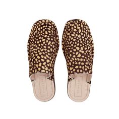 The Mule [Black Dot] PRE-ORDER Japanese House Slippers, Used Saddles, Classic Menswear, Knit Bottom, Brown Tones, Leather Slippers, Lazy Day, Japanese House, Black Dots