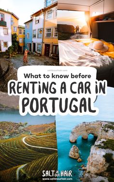 the cover of what to know before renting a car in portugal by salt and air