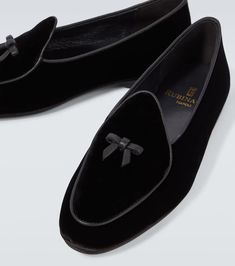 Find RUBINACCI Marphy Leather-trimmed Velvet Loafers on Editorialist. Upper: velvet. Lining: leather. Sole: leather insole, leather and rubber sole. Toe shape: almond toe. Made in Italy. Includes: shoe box. Designer color name: Black. Trim: leather. Velvet Loafers, Color Name, Black Trim, Shoe Box, Color Names, Leather Trims, Rubber Sole, Color Design, Almond