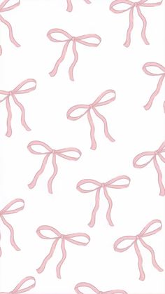 pink bows on white background for wallpaper or fabric design stock photo - budget conscious home decor