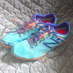 New Balance Women's Sz 6 Silent Hunter Track Shoes *New* Without Box Blue New Balance Running Shoes With Laces, New Balance Orange, Shoes New Balance, Track Shoes, New Balance Women, Shoes Color, New Balance Shoes, Blue Orange, New Balance