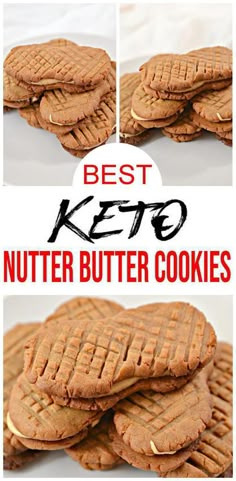 the best keto peanut butter cookies are made with only 3 ingredients and ready to be eaten