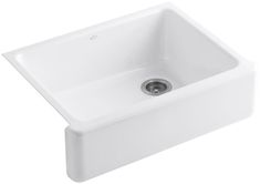 a white sink on a white background