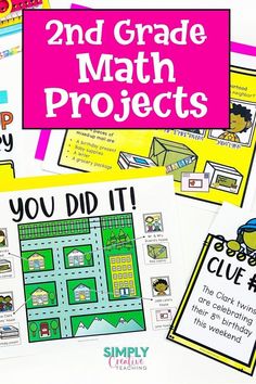 the 2nd grade math projects are great for students to practice their skills and help them learn