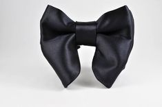 "Formal event Black bow tie, Big Butterfly bowtie, Silk bowtie, Tom Ford Style New Way Creation Design pre tied and adjustable silk handmade bowtie Color: Black & other option - please see before checkout. Fabric type: Satin Silk (shiny) Dimension: 1. Adult size: 4.75/3.95\" (12 / 10 cm), 2. Child size: 3.95/3.15\" (10/8 cm) or 3. Infant size: 3.15/2.36\" (8/6 cm) Adjustable strap: yes, up to 21\" aprox (for adult) Optional Pocket Square (Pk Sq): Aprox for adult 10/10\"(25/25cm) and 7/7\" (18/18 Tom Ford Style, Silver Bow Tie, Gold Bow Tie, Big Butterfly, Orange Bows, Red Bow Tie