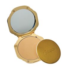 Streamline Refillable Powder Compact With Mirror Rose Gold Highlights, Besame Cosmetics, Dusting Powder, Natural Blush, Cold Cream, Vintage Cosmetics, Powder Compact, Translucent Powder, Blush Highlighter