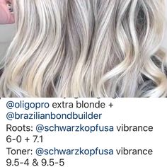 Schwarzkopf Blonde Toner Formulas, Cool Blonde Toner Formulas Wella, Igora Royal Blonde Formulas, Schwarzkopf Hair Color Chart, Platinum Toner Formula, Igora Hair Color, Schwarzkopf Color