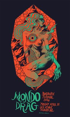 the poster for mondo drag