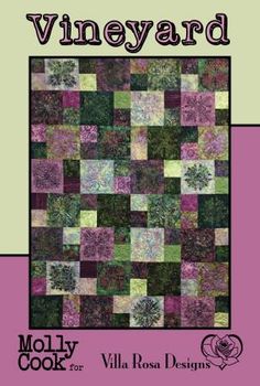 a book cover with an image of a patchwork quilt