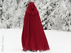 Red Riding Hood Cape, Hood Cape, Red Cloak, Manon Blackbeak, Cerise Hood, Cape With Hood, Velvet Cape, Adventure Zone, The Adventure Zone