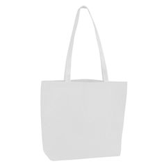 Features a large imprint area, shoulder-length handles, and seven standard stock colors. Tote bag is made from recyclable non woven polypropylene. Custom Traditional Non-Woven Open Tote Bag in White | Totes | Non-Woven Totes Large White Bag For Daily Use, White Rectangular Gift Bag, White Rectangular Reusable Canvas Bag, White Reusable Tote Shoulder Bag, Reusable White Tote Shoulder Bag, Reusable Rectangular White Shoulder Bag, Reusable White Rectangular Shoulder Bag, White Eco-friendly Bag With Large Capacity, White Reusable Travel Bags