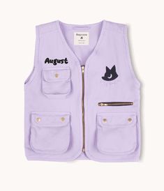 Kids Utility Vest, Gender-neutral Lavender Explore Vest for Kids, Personalized Explore Children Vest, Vest With Embroidered Personalization - Etsy Utility Vest With Multiple Pockets For Outdoor Activities, Utility Vest With Patch Pockets For Streetwear, Utility Vest With Flap Pockets, Boys Utility Vest, Toddler Vest, Utility Vest, Kids Jacket, Lavender, Jackets & Coats