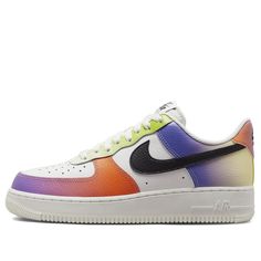 (WMNS) Nike Air Force 1 Low '07 'Multi-Color Gradient' FD0801-100 Multicolor Nike Air Force 1 For Streetwear, Sporty Multicolor Nike Air Force 1 With Branded Insole, Casual Nike Air Force 1 Multicolor Low-top, Casual Multicolor Nike Air Force 1 Low-top, Rainbow Custom Sneakers For Streetwear, Nike Air Force 1 Multicolor Sporty, Nike Air Force 1 Multicolor Sporty Shoes, Nike Air Force 1 Multicolor Sporty Sneakers, Multicolor Nike Air Force 1 Lace-up Casual Shoes