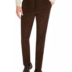 Ralph Lauren Corduroy Pants. Brown Corduroy Pants For Work, Fitted Corduroy Pants For Workwear, Fitted Corduroy Pants For Winter, Classic Corduroy Bottoms With Welt Pockets, Classic Fitted Corduroy Pants, Corduroy Pants With Welt Pockets And Tapered Leg, Winter Fitted Corduroy Pants, Fitted Corduroy Pants With Tapered Leg, Corduroy Tapered Leg Pants With Welt Pockets