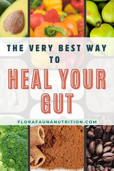 pictures of plant-based foods with text that reads "The very best way to heal your gut" 30 Plants A Week, Improve Your Gut Health, Simple Diet, Heal Your Gut, Easy Diets, Gut Healing, Gut Microbiome, Flora Fauna, Gut Health