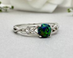 Etsy :: Your place to buy and sell all things handmade Blue May Birthstone Rings, Green Gothic Jewelry Gift, Gothic Sterling Silver Crystal Ring As Gift, Gothic Sterling Silver Crystal Ring For Gift, Blue Gothic Jewelry For Gift, Gothic Green Jewelry For Gifts, Green Gothic Style Jewelry Gift, Gothic Blue Jewelry For Gifts, Green Gothic Jewelry For Gifts