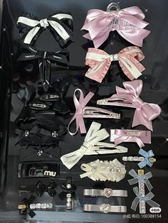 Miumiu Hair Clips, Y2k Accessories, Hair Accessories Collection, Head Accessories, Pita