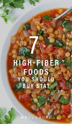 High Fiber Meal Plan, High Fiber Dinner, High Fiber Foods List, Fiber Foods List, High Fiber Low Carb, High Fiber Snacks, Fiber Diet, Superfood Recipes, High Fiber Diet