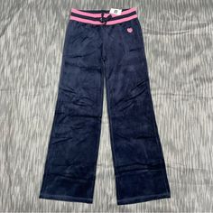 Gap Nwt! Kids Navy/Pink Velvet Sweat Pant Size Xl (12) Measures Approximately: Waist 28-30 Inch Inseam 27 Inch Gap Cotton Bottoms For Winter, Pink Long Pants For Playwear, Casual Winter Pants For Sleepover, Pink Winter Pants, Pink Bottoms For Playwear, Navy Blue Sweatpants, Gap Blue Sweatpants, Navy Cotton Sweatpants With Pockets, Pink Playwear Bottoms