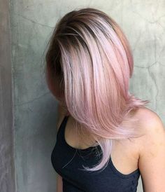 Pink hair! Best Hair Highlights, Tuns Bob Lung, Rainbow Balayage, Hair Highlights Ideas, Brown Ombre Hair Color, Highlights Babylights, Balayage Straight, Balayage Straight Hair, Balayage Ideas