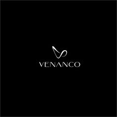 a black and white logo with the word venano written in cursive writing