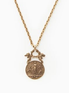 We discovered a vintage French coin decorated with a lovely le semeuse (sower) and reimagined it as a pendant. If you take the time to plant a seed, good fortun Coin Jewelry Diy, Gold Coin Jewelry, French Kande, Coin Jewellery, Pink Pearl Earrings, Gold Pendant Jewelry, Coin Pendant Necklace, Elegant Dinner, Long Chain Necklace