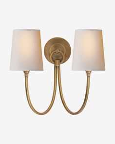 Reed Double Sconce – McGee & Co. Cherry Bark, Caitlin Wilson, Outta Compton, Accent Light, Circa Lighting, Wood And Marble, Outdoor Sconces, Guest Bed, Curved Lines