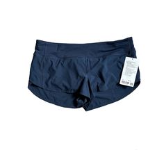 Lululemon Speed Up Shorts In Color True Navy. Size 12 Nwt No Flaws. Has Built In Underwear And Small Zippered Pocket In The Back. Very Comfortable High Quality Material. Logo, Size For And Rip Tag In Excellent Condition. Lululemon Athletic Shorts With Pockets, Lululemon Sporty Shorts With Pockets, Lululemon Casual Blue Bottoms, Sporty Lululemon Shorts With Pockets, Lululemon Go-dry Gym Bottoms, Blue Stretch Lululemon Bottoms, Lululemon Blue Stretch Bottoms, Lululemon Blue Workout Bottoms, Blue Stretch Bottoms From Lululemon