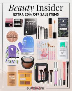 Calling all beauty insiders! Sephora is giving you an extra 20% off sale items. Perfect time to stock up on your faves or try something new for less! Sephora Beauty, Beauty Inside