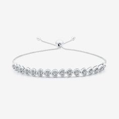 Features: AdjustableDiamond Clarity: I3Jewelry Closure: Side Lock ClaspSetting: PaveShape: HeartStone Cut: RoundDiamond Color: I-JMetal Color: WhiteRounded Carat Weight: 1/10 Ct. T.w.Care: Wipe CleanStone Type: 16 Natural DiamondAuthenticity: Natural DiamondBirthstone: April BirthstoneBracelet Type: Bolo BraceletsMetal: Sterling SilverCountry of Origin: Imported Adjustable Diamond Jewelry For Valentine's Day, Valentine's Day Adjustable Diamond Jewelry, Adjustable Heart-shaped Diamond Jewelry, Adjustable Diamond Heart Bracelet For Valentine's Day, Adjustable Heart Bracelet For Formal Occasions, Valentine's Day Adjustable Diamond Heart Bracelet, Adjustable White Gold Bracelet With Heart Charm, Adjustable Heart Cut Cubic Zirconia Jewelry, Adjustable Heart-shaped Cubic Zirconia Bracelet