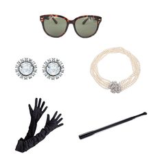 This premium quality adult size jewelry and accessory set features hand crafted and gorgeous products that we have researched and developed for many years to closely resemble the original styles featured in Breakfast at Tiffany’s. You will have everything you need to instantly transform your mini Audrey into Holly Golightly aka Audrey Hepburn. If you are a fan of Audrey Hepburn and Breakfast at Tiffany’s, you will surely be pleased to have found in us a kindred spirit whose mission with our Audr Classic Halloween Costume Accessories, Elegant Halloween Jewelry For Costume Party, Elegant Jewelry For Halloween Costume Party, Elegant Halloween Costume Jewelry, Classic Halloween Costume Accessories For Costume Party, Holly Golightly Costume, Long Satin Gloves, Tiara Necklace, Satin Gloves