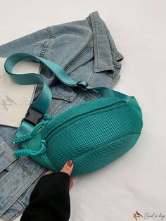 Bird in Bag - Premium Quality Womens Chest Bag - Fashionable Crossbody & Shoulder Bag, Lightweight & Long-lasting, Adjustable Strap - Ideal for Sports, Travel & Casual Wear - Practical & Elegant Green Chest Bag for Women (Size: 12.6in x 5.5in x 3.5in) Green Large Capacity Bag For Outdoor Activities, Large Capacity Green Bag For Outdoor Activities, Functional Green Pouch Bag, Nylon Satchel Bag For Outdoor Activities, Nylon Satchel For Outdoor Activities, Green Shoulder Bag With Zipper For Outdoor Activities, Practical Nylon Pouch Bag, Green Nylon Bags With Pockets, Green Satchel Bag For Outdoor Activities