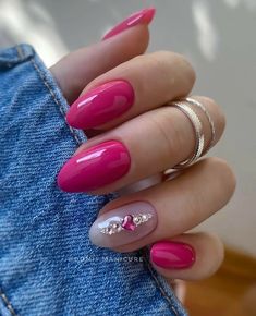 Pink Heart Nails, Nails Valentine, Gucci Nails, Wow Nails, Subtle Nails, Happy Nails, Fall Acrylic Nails