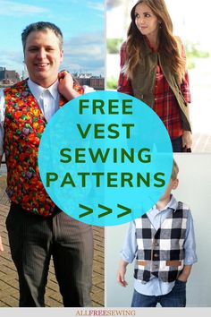 free vest sewing patterns for boys and girls