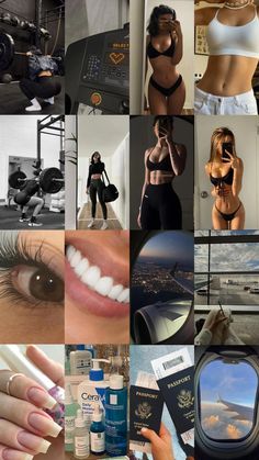 #visionboard Inspo Vision Board, Fitness Vision Board, Vision Board Affirmations, New Year New Me, Women Body