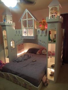 ideias cama princesa Diy Bunk Bed, Daughters Room, Girl Beds